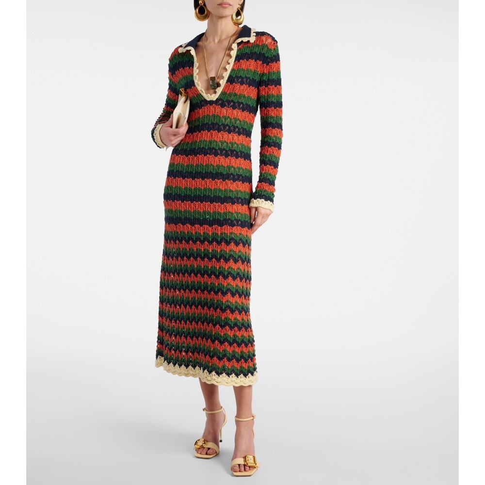 NWT La Double J Crochet Dress - Picture 1 of 6